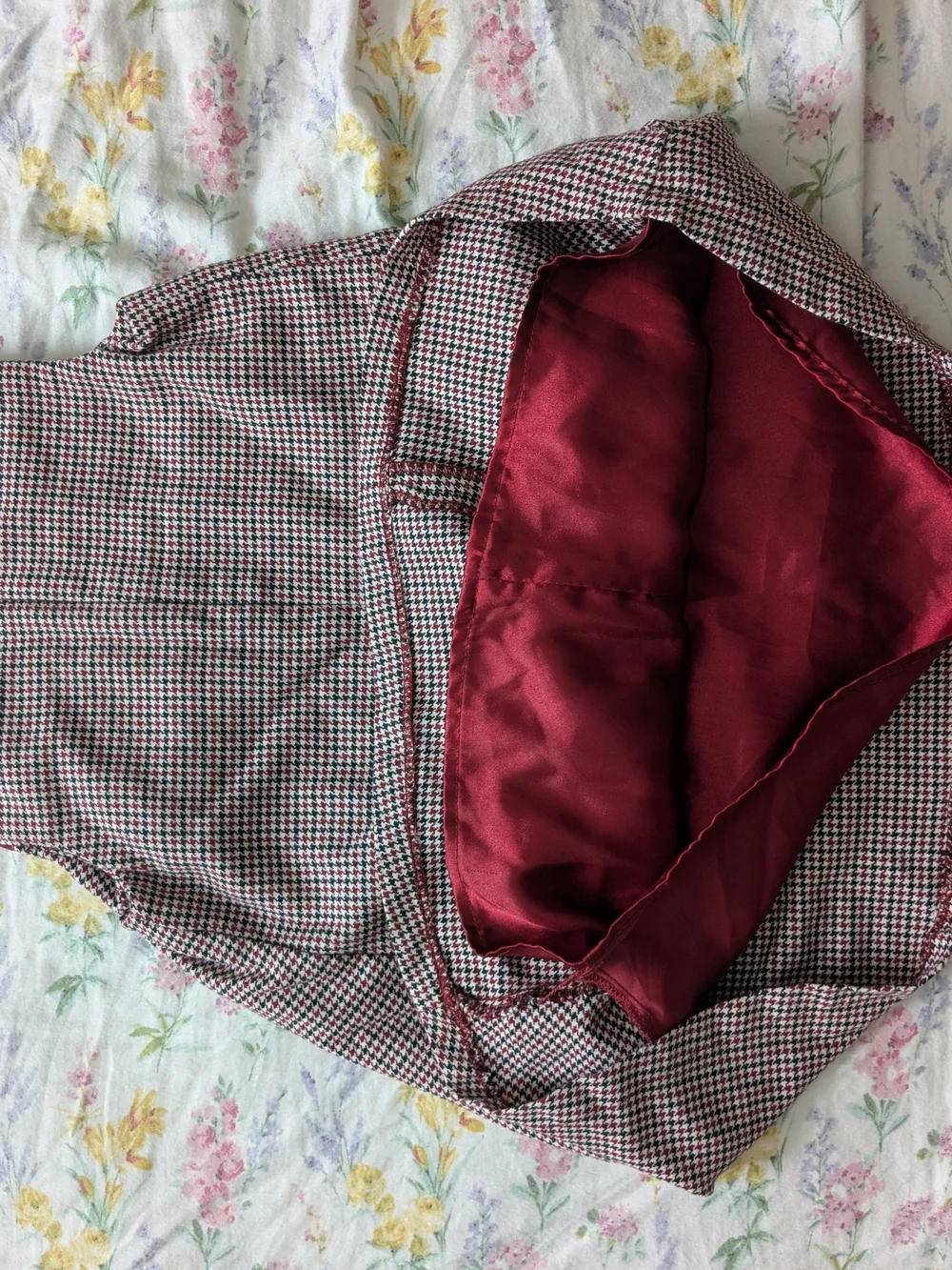 Carters Red Plaid Velvet-Trim Girls Dress